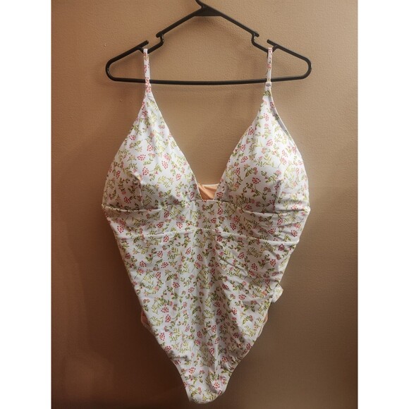 J. Crew White One Piece Swimsuit with Classic Silhouette - Picture 4 of 7